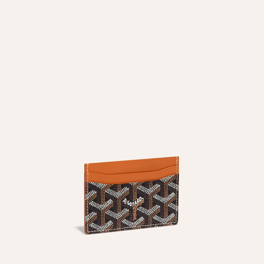 Saint-Sulpice Card Wallet "Black & Tan"