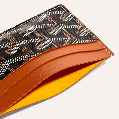 Saint-Sulpice Card Wallet "Black & Tan"